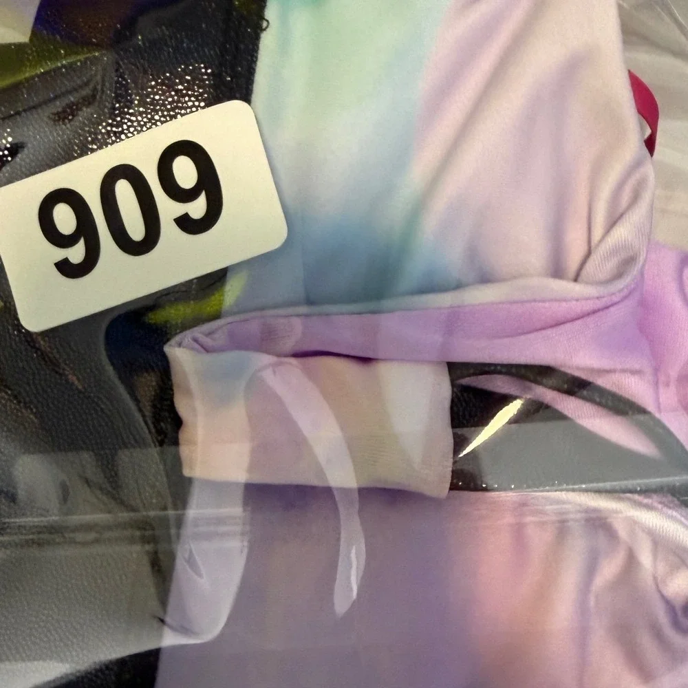 Justice Dance Gym Butterfly Cloud‎ Dye Sports Bra XS 5/6 NWT